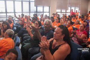 Protesto no Incra cobra respostas para fam&iacute;lias que aguardam terra h&aacute; dez anos em MS