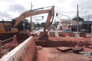 Obras que nunca terminam trazem preju&iacute;zos aos comerciantes h&aacute; mais de um ano
