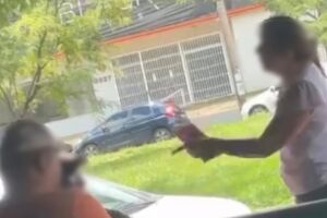 Briga foi gravada por clientes 