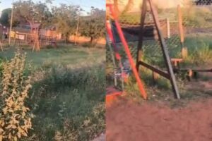 Abandono da prefeitura obriga moradores a equiparem pra&ccedil;a no Jardim Ouro Verde (v&iacute;deo)