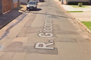 Rua onde o crime aconteceu
