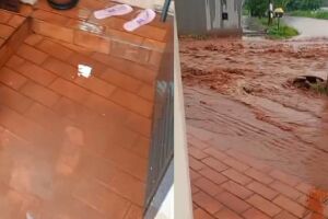 &Aacute;gua entrou em casas do Aquarius 