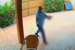 C&acirc;mera flagra fuga de Bernal ap&oacute;s atirar e matar empres&aacute;rio em Campo Grande (v&iacute;deo)
