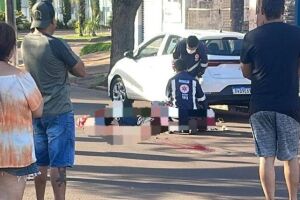 Acidente entre moto e caminh&atilde;o mata m&atilde;e e filho em Ponta Por&atilde; 