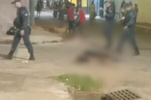 Homem &eacute; executado a tiros na Vila Nhanh&aacute; (v&iacute;deo)