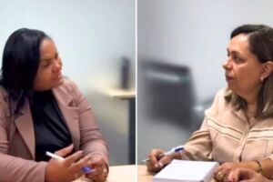 Coordenadora do CRAS Vida Nova, Adriana Nascimento Lopez e a secret&aacute;ria-adjunta da SAS (Secretaria Municipal de Assist&ecirc;ncia Social) de Campo Grande, In&ecirc;s Auxiliadora 