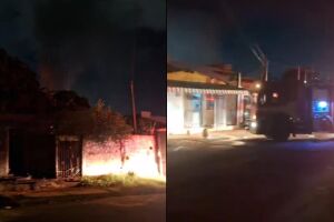 Mulher coloca fogo em casa geminada no Nova Lima; vizinha esvazia resid&ecirc;ncia &agrave;s pressas (v&iacute;deo)