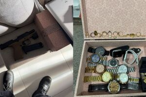 Os materiais foram apreendidos 