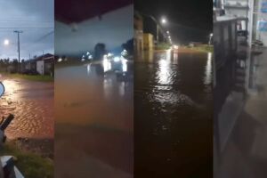 Temporal alaga rua e &aacute;gua invade casas e com&eacute;rcios na Vila Nasser (v&iacute;deo)