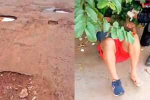 Ap&oacute;s queda por causa de buraco, motociclista de aplicativo n&atilde;o pode voltar ao trabalho 