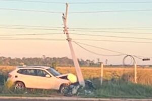 O acidente aconteceu no come&ccedil;o da madrugada de hoje