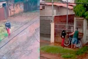 Assaltante de crian&ccedil;a no Los Angeles foi flagrado abordando idoso de bicicleta