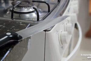 Briga entre irm&atilde;os por venda de m&aacute;quina de lavar termina em amea&ccedil;a com faca no Amambai