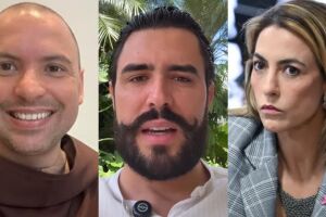 Influencer criticou fala de Soraya a frei 