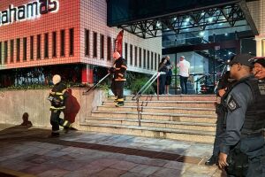 Alarme falso de inc&ecirc;ndio mobiliza bombeiros e assusta h&oacute;spedes em hotel de Campo Grande