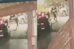 A v&iacute;tima foi atingido  por dois disparos 