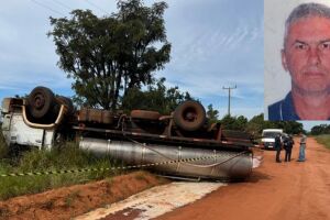 Caminhoneiro que morreu em acidente em Nova Andradina tinha 53 anos 
