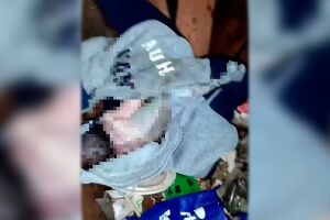 Investiga&ccedil;&atilde;o do caso de beb&ecirc; encontrado morto em lixeira avan&ccedil;a em Ponta Por&atilde;