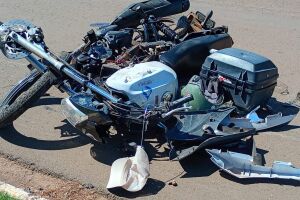Motociclista fica gravemente ferida em batida contra caminhonete em Chapad&atilde;o do Sul (radar)