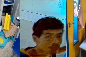 Homem invade Emei, furta materiais eletr&ocirc;nicos e destr&oacute;i salas em Campo Grande (v&iacute;deo)
