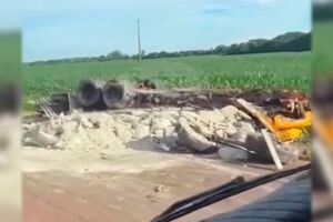Motorista morre em grave acidente entre carro e caminh&atilde;o na BR-060