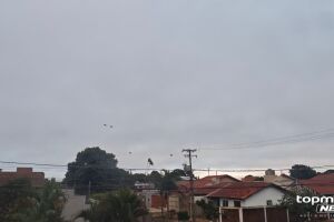 Tempo firme pela manh&atilde;, mas MS pode ter chuva e ventania nesta quinta-feira