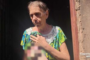 Adeair mostra seio lesionado e se queixa de dor constante e febre