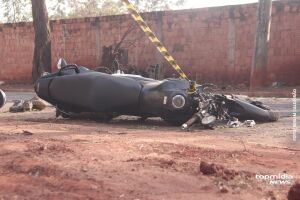 Homem sem CNH atropela e fere mulher de moto na Vila Bandeirante 