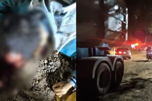 Crian&ccedil;a tentou se pendurar em carreta quando caiu e foi atropelado no Centro Oeste