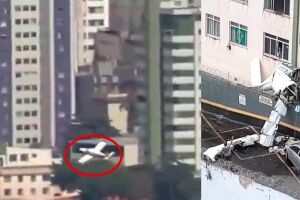 Avi&atilde;o monomotor cai e mata uma pessoa em Minas Gerais (v&iacute;deo)
