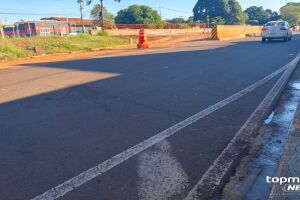 Testemunhas culpam corredor de &ocirc;nibus inacabado por acidente com morte na Av. Gunter Hans (v&iacute;deo)