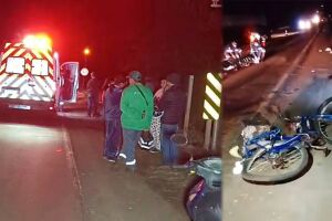 Ciclista morre esmagado em acidente com caminh&atilde;o na BR-463