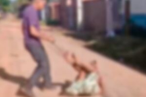 Suspeita de furto, mulher apanha de moradores do Parque do Sol (v&iacute;deo)