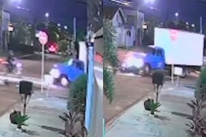 Acidente que matou motociclista em Campo Grande &eacute; descrito como o "primeiro no local" (v&iacute;deo) 