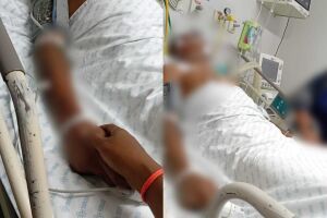 O paciente est&aacute; internado em estado grave 