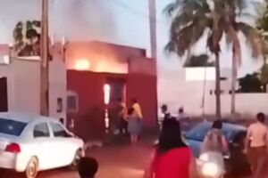 Mulher b&ecirc;bada coloca fogo em casa durante discuss&atilde;o com marido no S&atilde;o Conrado (v&iacute;deo)