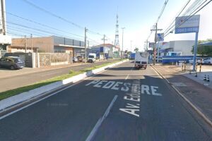 Local onde aconteceu a batida