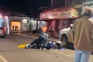Motociclista morre em colis&atilde;o com caminh&atilde;o em Deod&aacute;polis (v&iacute;deo)