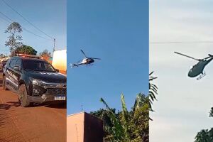 Movimenta&ccedil;&atilde;o de helic&oacute;pteros em pres&iacute;dio de seguran&ccedil;a m&aacute;xima chama aten&ccedil;&atilde;o em Campo Grande (v&iacute;deo)