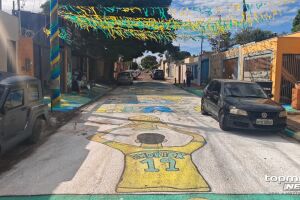Desafio lan&ccedil;ado faz morador promever a&ccedil;&atilde;o de pintura de rua para Copa no Silvia Regina (v&iacute;deo)