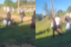 Mulheres s&atilde;o agredidas durante entrega de cestas b&aacute;sicas em Porto Murtinho (v&iacute;deo)
