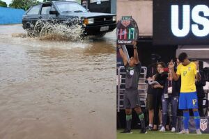 Vai assistir fora de casa? Chuva marca Campo Grande em s&aacute;bado de estreia do Brasil na Copa do Mundo