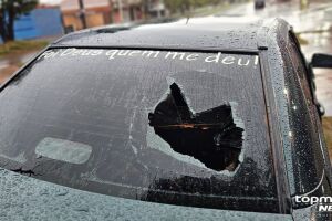 Carro de homem que matou ap&oacute;s acidente de tr&acirc;nsito estava adesivado com frase religiosa (v&iacute;deo)