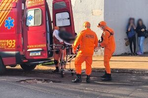 Suspeito furta casa de coronel dos bombeiros e &eacute; baleado durante abordagem no Nhanh&aacute; (v&iacute;deo)