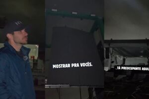 Temporal causa estragos na estrutura do evento "C&ecirc; T&aacute; Doido" em Dourados (v&iacute;deo)