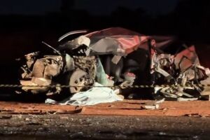 Homem morre em colis&atilde;o de Hilux e bitrem na MS-141, entre Ivinhema e Navira&iacute;