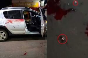 Policial &eacute; baleado durante persegui&ccedil;&atilde;o com troca de tiros em &Aacute;gua Clara (v&iacute;deo)