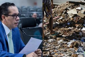 Caminh&otilde;es de obra terceirizada despejam entulhos no Ramez Tebet, denuncia vereador (v&iacute;deo)