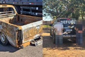 Suspeitos de matar pitbull durante furto e incendiar ve&iacute;culo s&atilde;o presos em Campo Grande (v&iacute;deo)