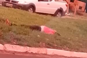 Corpo &eacute; encontrado em canteiro central na Gunter Hans